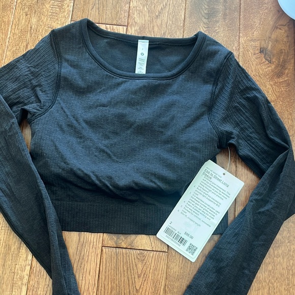 lululemon athletica Tops - Lululemon Ebb to Street Long Sleeve size 2